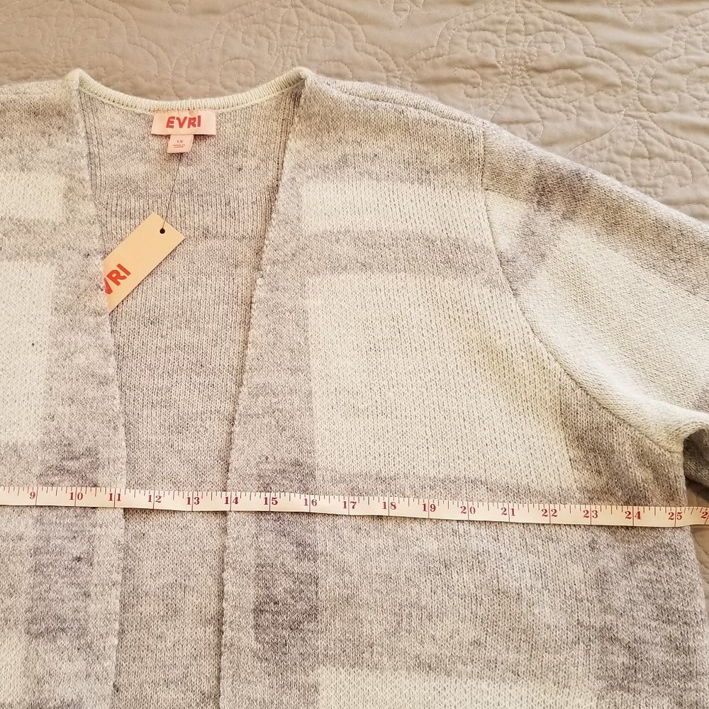 Plus Size EVRI™ Open Front Long Coatigan - Picture 5 of 8